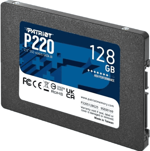 SSD 2.5 SATA3 128GB Patriot P220 550MBs/480MBs P220S128G25
