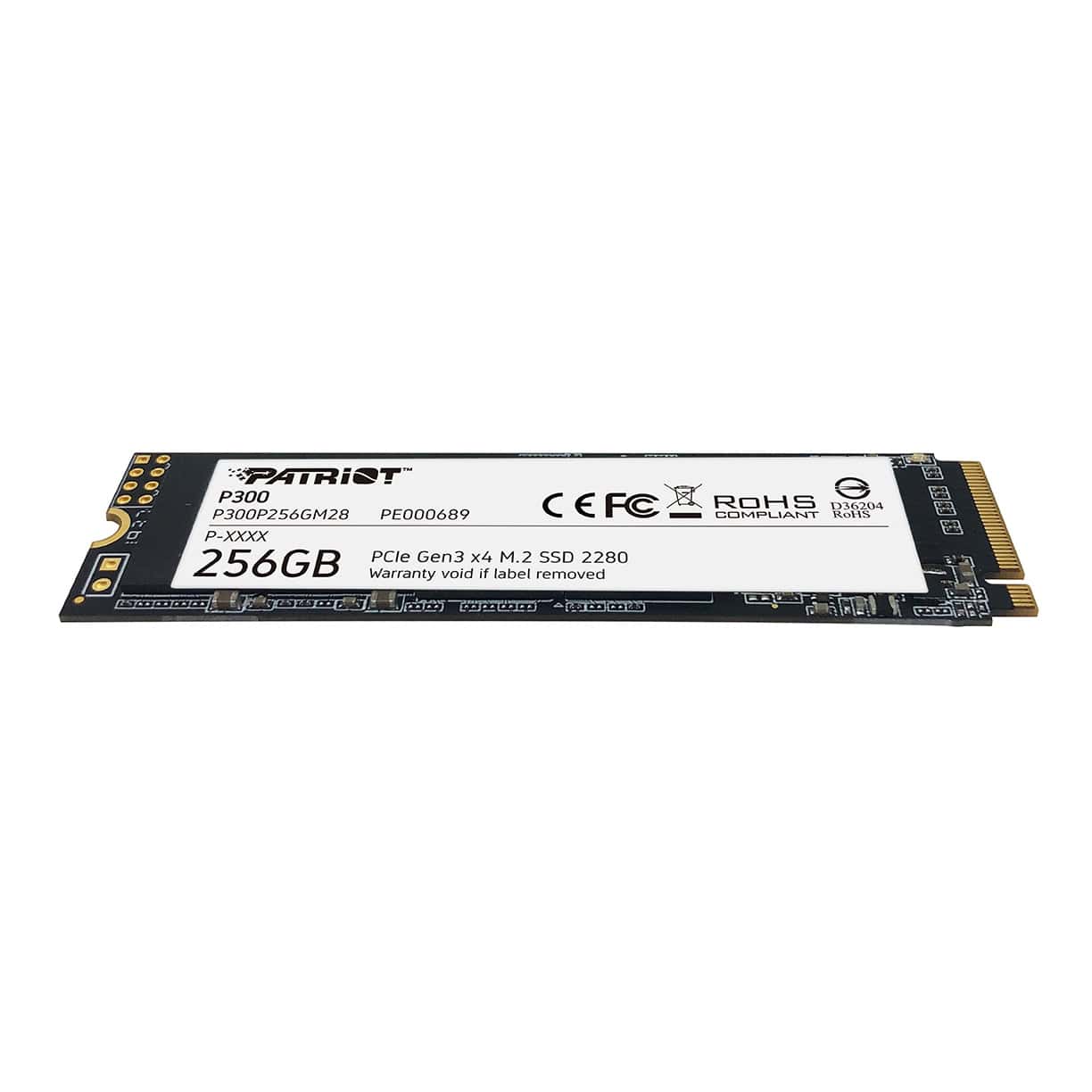 SSD M.2 NVMe 256GB Patriot P300 1700MBs/1100MBs P300P256GM28