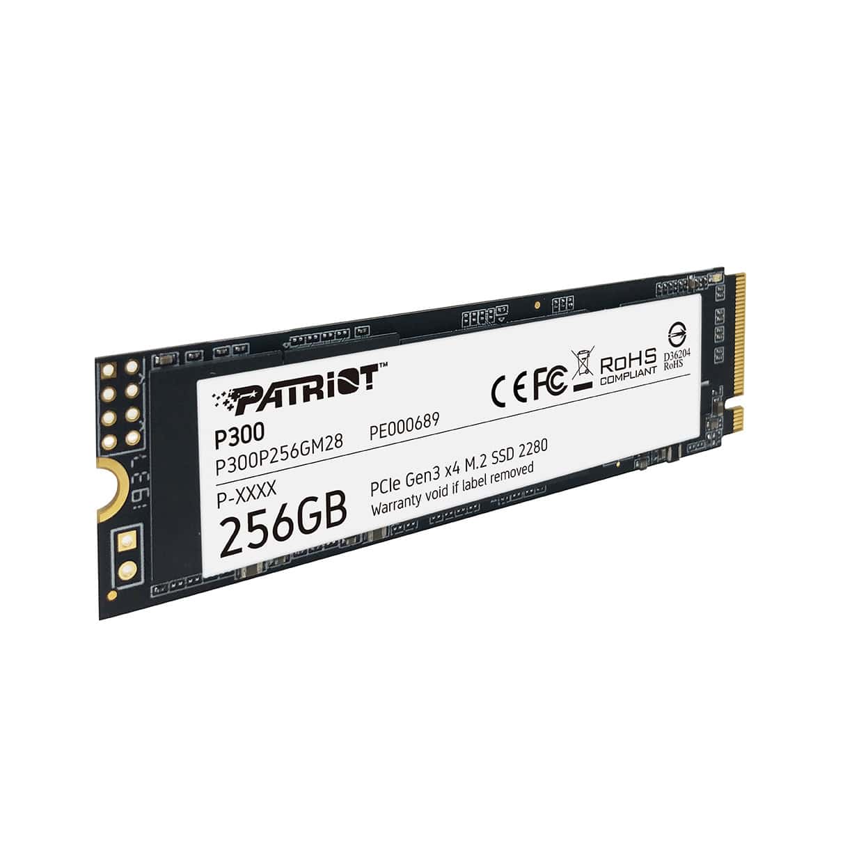 SSD M.2 NVMe 256GB Patriot P300 1700MBs/1100MBs P300P256GM28