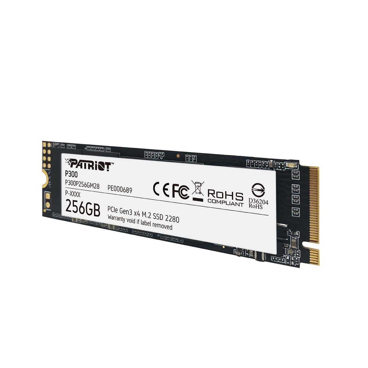 SSD M.2 NVMe 256GB Patriot P300 1700MBs/1100MBs P300P256GM28