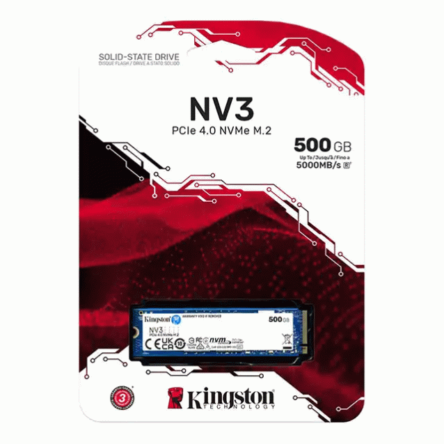 SSD M.2 NVME 500GB Kingston SNV3S/500G 5000MBs/3000MBs