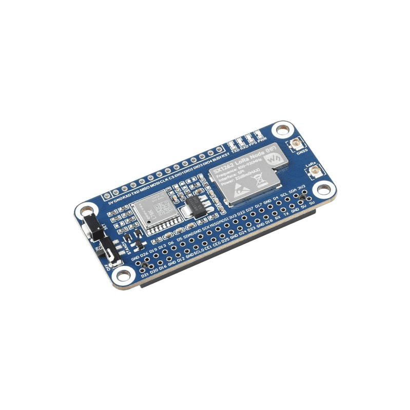 SX1262 868/915M LoRaWAN/GNSS HAT