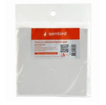 TG-P-01 Gembird Termo podloga za hladjenje CPU/VGA 23g Silver, 100x100x1mm