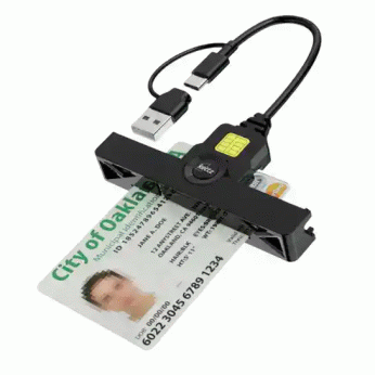 Type C/USB čitač ID smart i SIM kartica KTZ-CR230AC