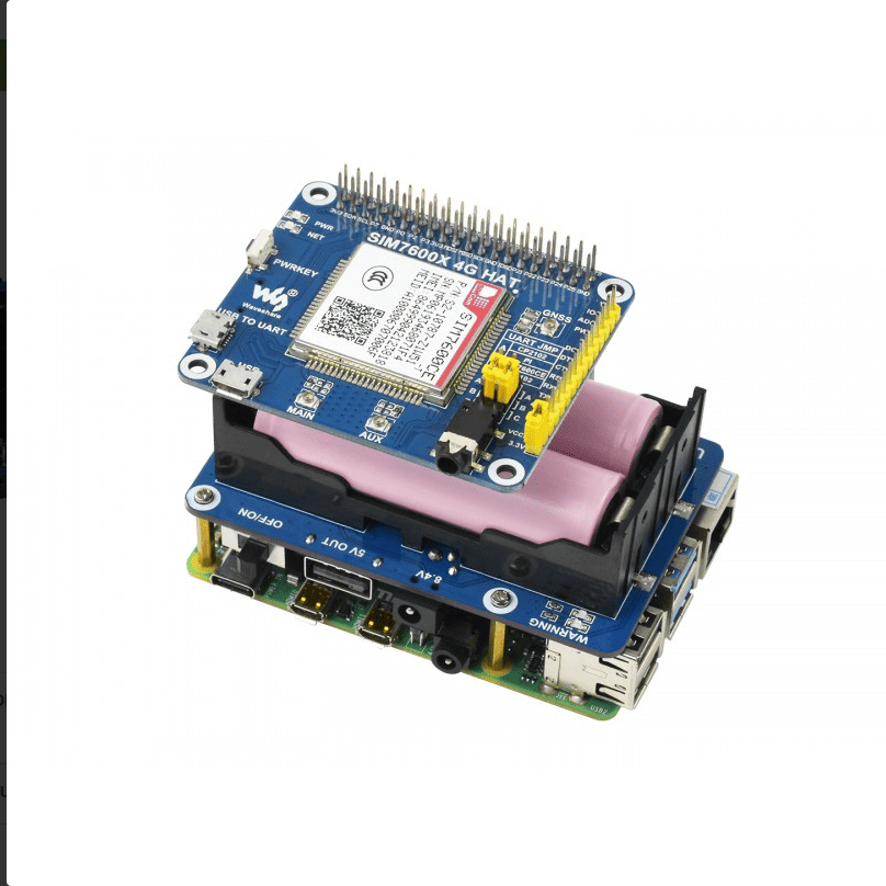 UPS HAT za Raspberry Pi (neprekidno napajanje)