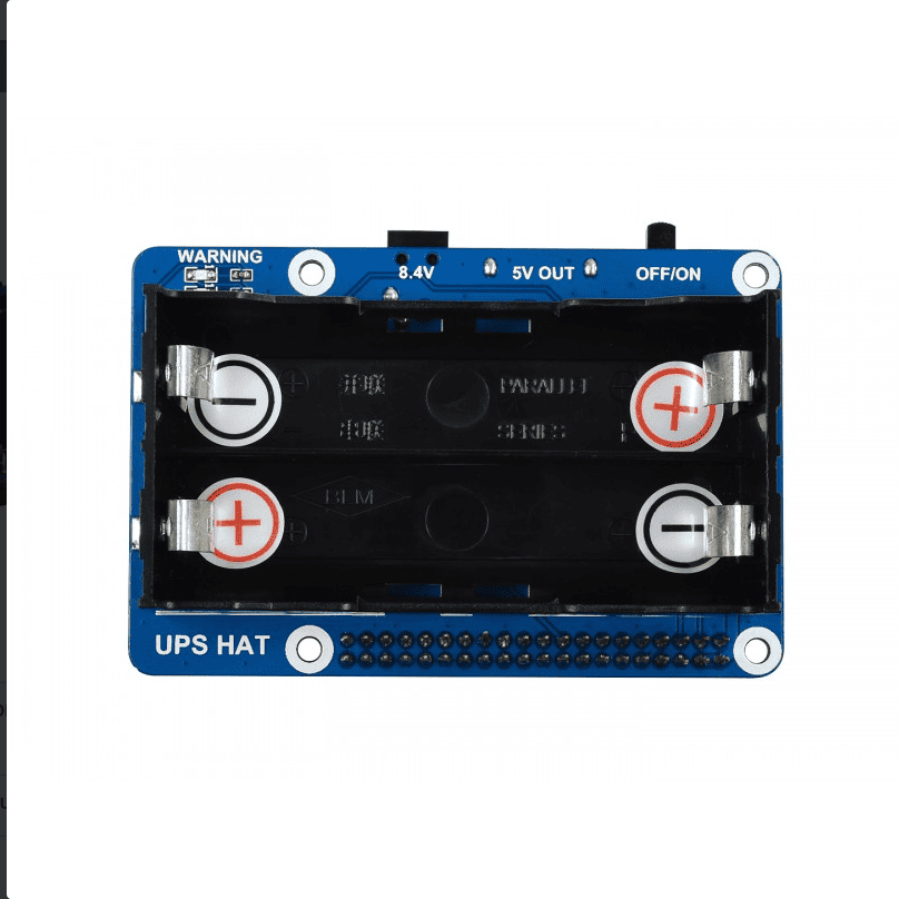 UPS HAT za Raspberry Pi (neprekidno napajanje)