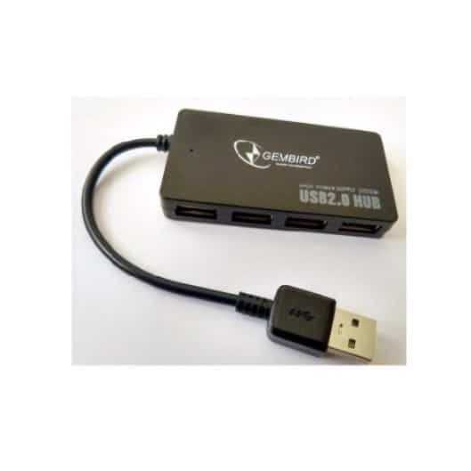 UHB-U2P4-02 USB 2.0 4-port HUB, black