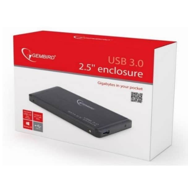 EE2-U3S-2 USB 3.0 Externo kuciste za 2.5`` SATA hard diskove crni