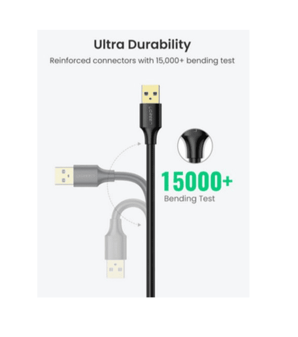 USB kabl M/F 3.0 0.5m crni Ugreen US129