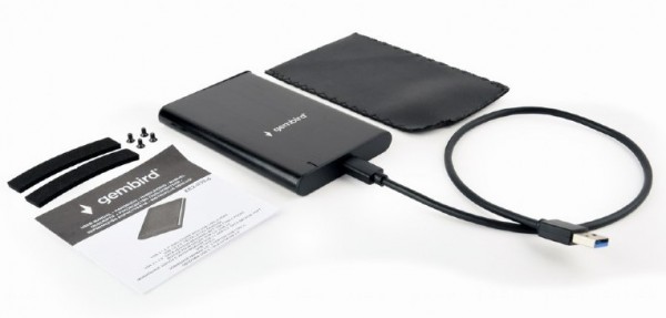EE2-U3S-6 Gembird USB 3.1 Externo kuciste za 2.5` SATA hard diskove, Type-C