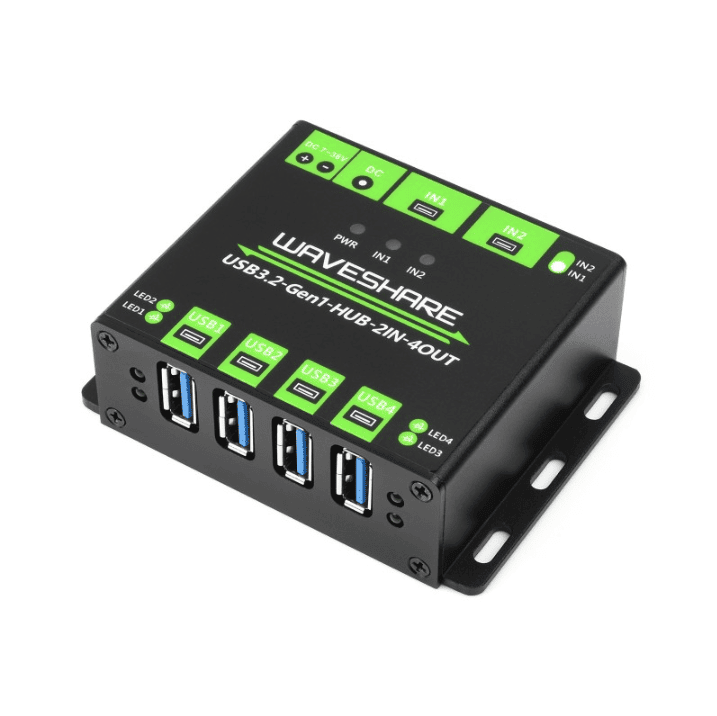 USB3.2-Gen1-HUB-2IN-4OUT
