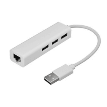 USB HUB na 3 x USB + RJ45