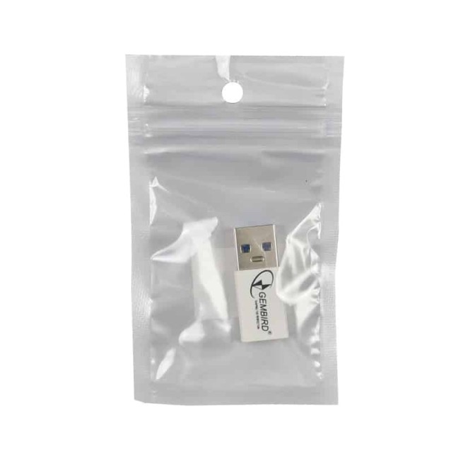 USB 3.1 AM to Type-C female adapter cable, White