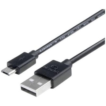MEFUSBB30AV1 USB CABLE, 2.0 A PLUG-MICRO PLUG, 300MM