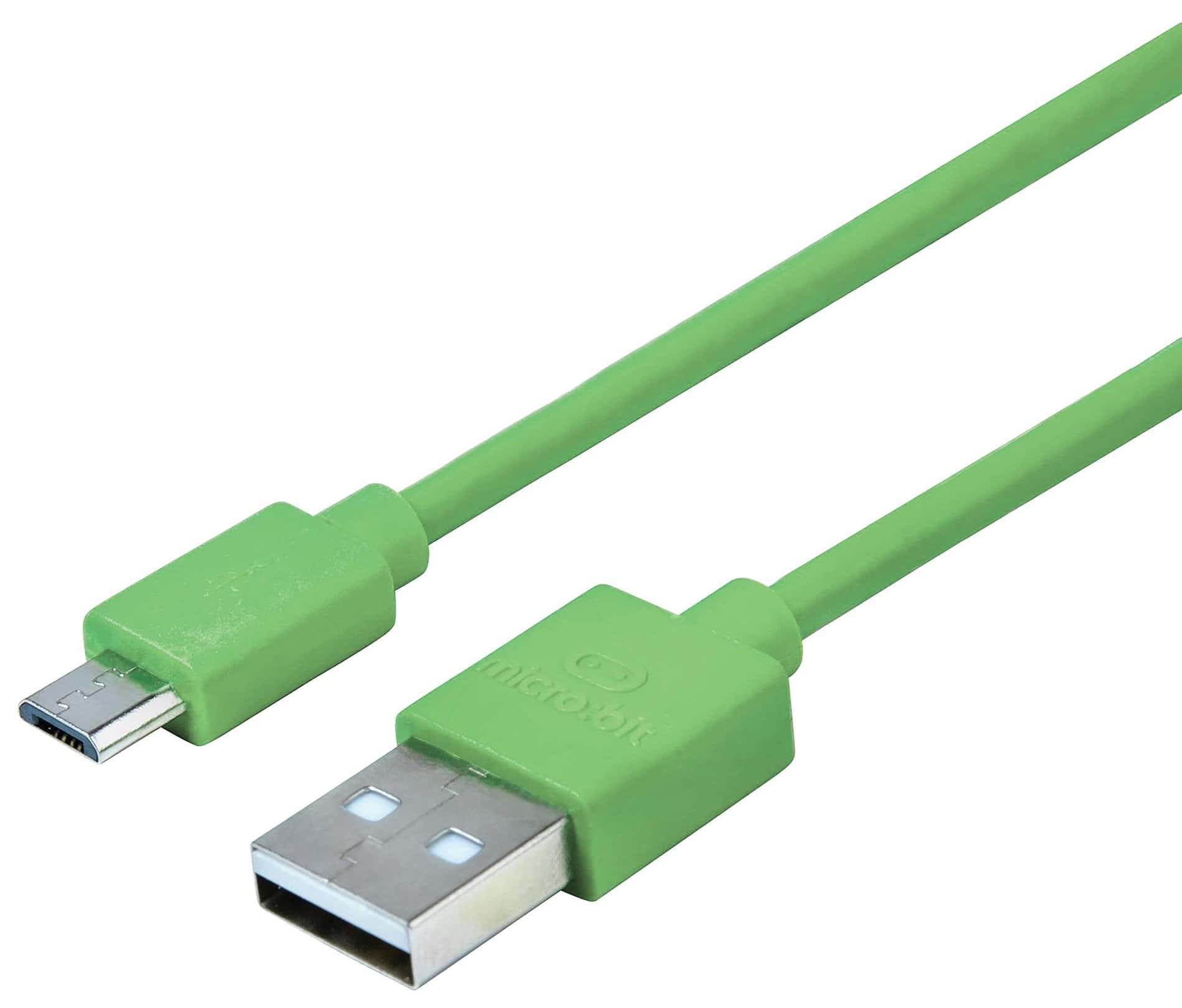 MEFUSBG30AV1 USB CABLE, 2.0 A PLUG-MICRO PLUG, 300MM