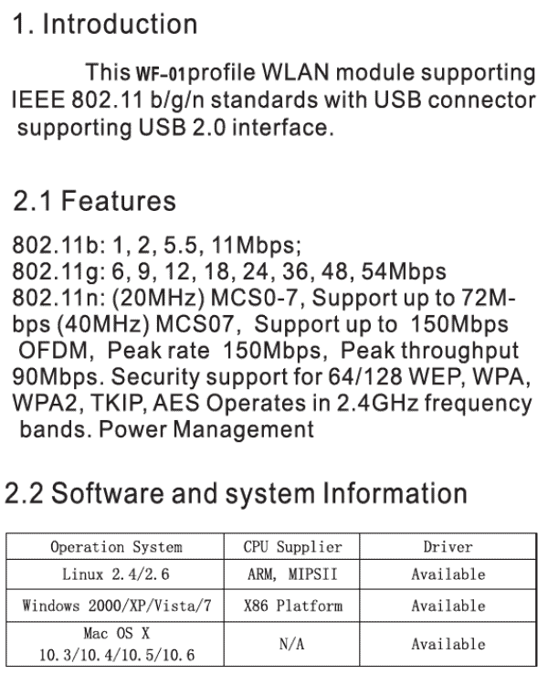 WNP-UA150P-01 5dBi High power USB wireless adapter 150N