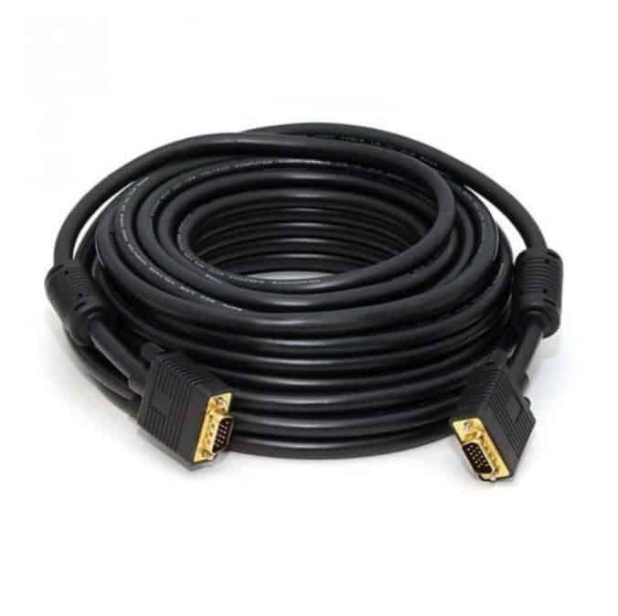 VGA to VGA kabl black 20m