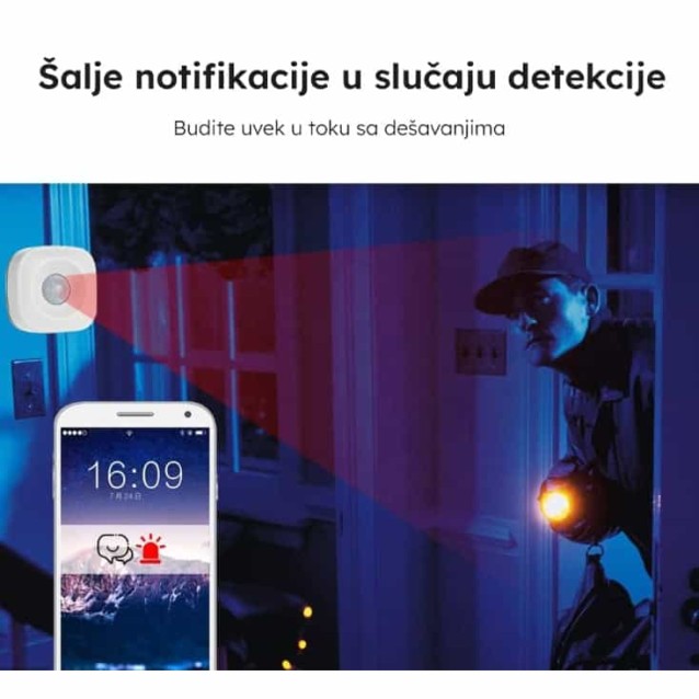 Wi-Fi smart senzor pokreta