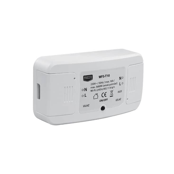 SMART strujni prekidač modul, 230V/16A, Tuya