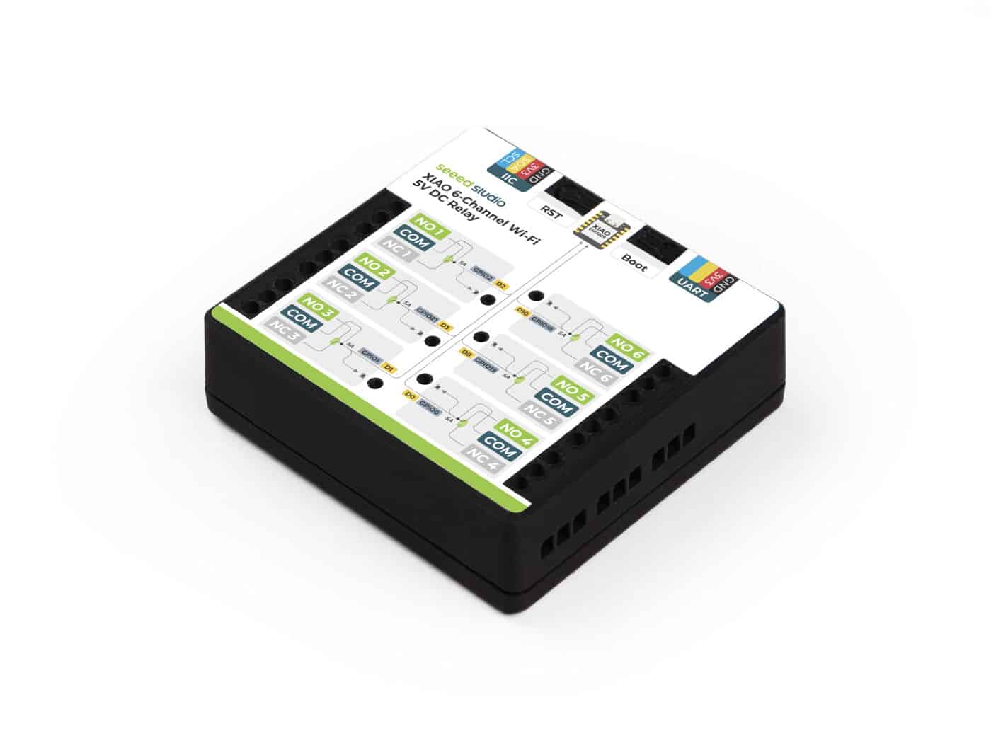 XIAO 6-Channel Wi-Fi 5V DC Relay